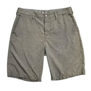 Hurley Shorts Mens 32 Grey Phantom Summer Beach Lightweight Hybrid Walking Chino
